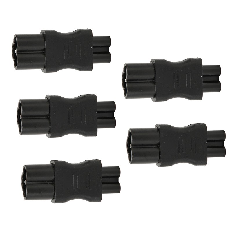5 Pcs IEC320 C6 to IEC320 C5 Power Adapter Computer
