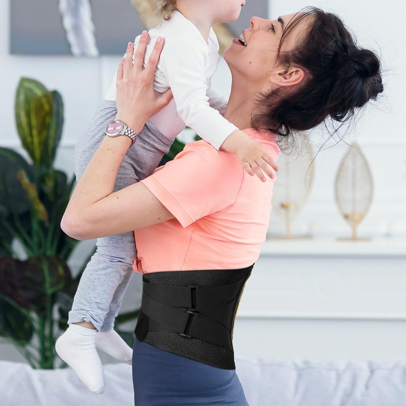 JIUFENTIAN Back Brace for Lower Back with Support System for