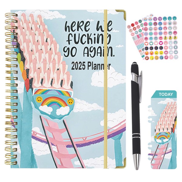 Funny 2025 Monthly Planner,2025 Daily Planner, Agenda 2025,2025 Planner, 6.1"