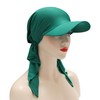 ZLYC Women's Summer Chemo Headwear with Brim Visor Pre-Tied Lightweight