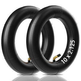 GLDYTIMES 10x2.125 Thickened Heavy-duty Inner Tube Fit for Ninebot F25/F30/F40/F65/D40X/D18W/D28U/D38U Hiboy S2 Pro Max Gotrax G4 Turboant 7X Pro Inflatable 10 inch Pneumatic Inner Tire Replacements