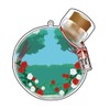 Hagoromo Acrylic Makeup Cover #Secret Garden No.82302