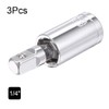 TA-VIGOR 3Pcs 1/4 Inch Drive Universal Joint Swivel Socket, Cr-V