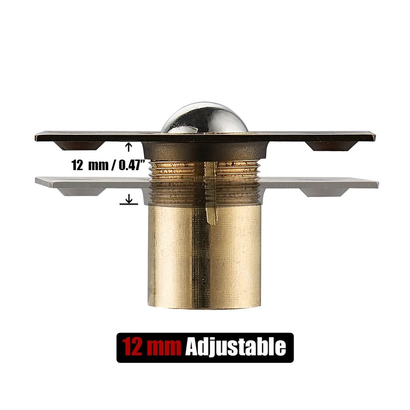JQK Closet Ball Catch Door Hardware, Stainless Steel Catch Adjustable