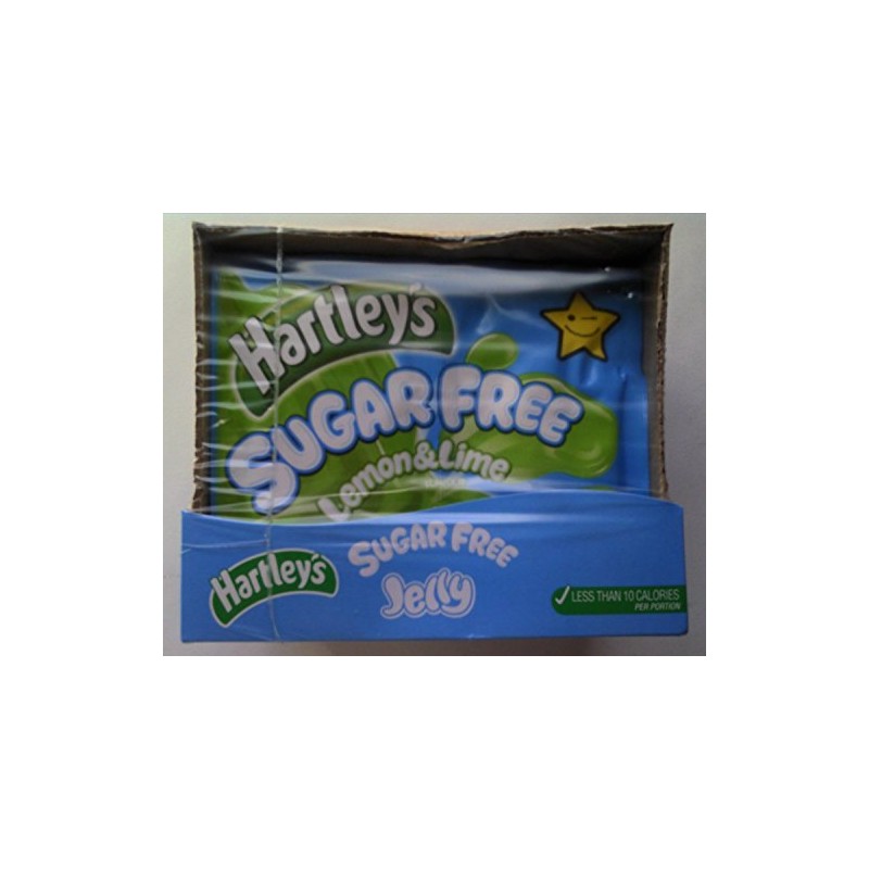 Hartleys Sugar Free Jelly Lemon & Lime 18 x 23gm