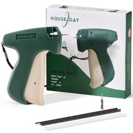 HOUSE DAY Micro Stitch Gun for Clothes,Tagging Gun for Clothing,Stitchy Quick Clothing Fixer Sewing Hemming Quick Stitch with 2 Needles,1320 Black & 1320 White Micro Fasteners
