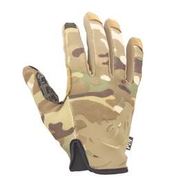 PIG Delta Utility Tactical Gloves, Touchscreen Compatible, High Dexterity, for Shooting, 1 Pair, Multicam, 2X-Large