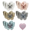 ANAJOY 11pcs Butterfly Embroidered Patch Set, Embroidery Butterfly Heart Shaped