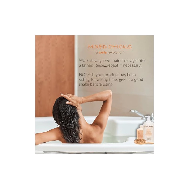 Mixed Chicks Sulfate-Free Shampoo for Unisex Shampoo 10 oz