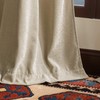 Martha Stewart Naples Chenille Solid Back Tab Window Curtain Panel