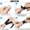 TuTuYa Short Tie Down Straps, 6PK 1.3Ft x 0.98In (40x2.5cm)