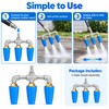 Pressure Washer Triple Turbo Nozzle for Cleaning – 360° Rotating