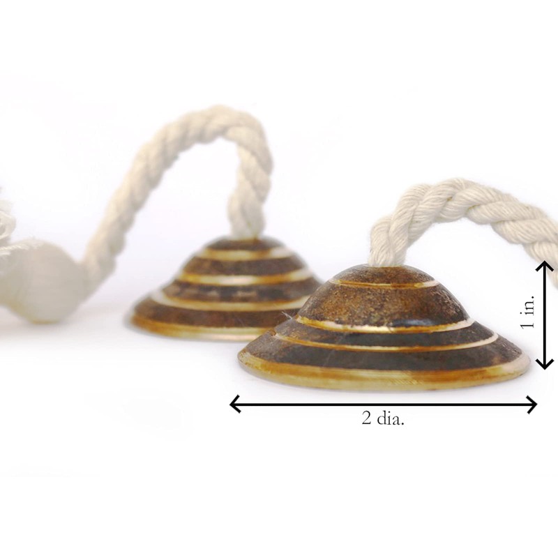 Hand Made Kansa Manjeera Mini Pure Kansa Bell Metal Clapper