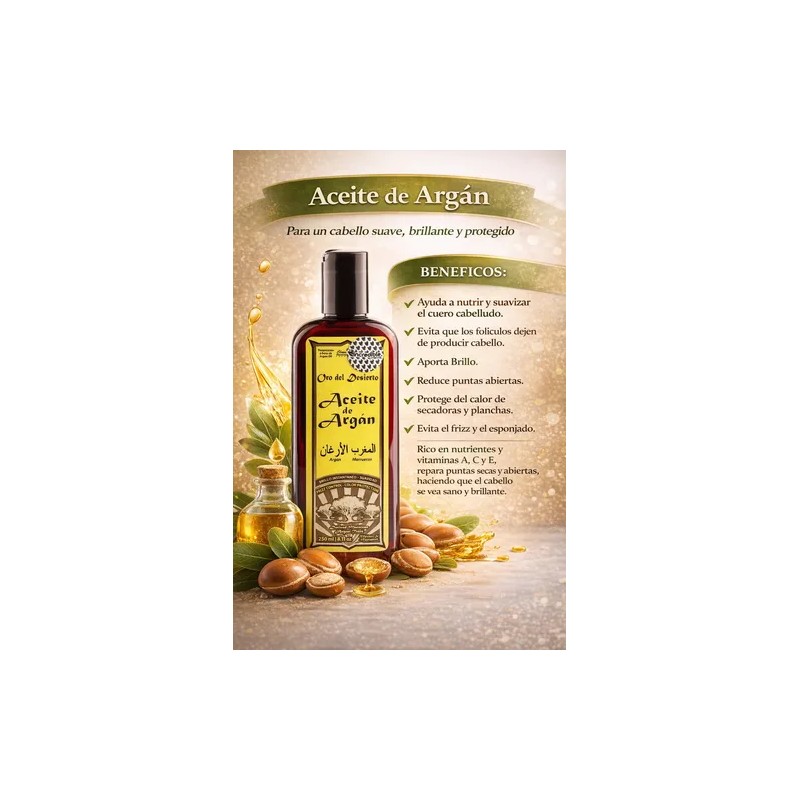 Aceite De Argn Oro Del Desierto Incredible Products 250 Ml