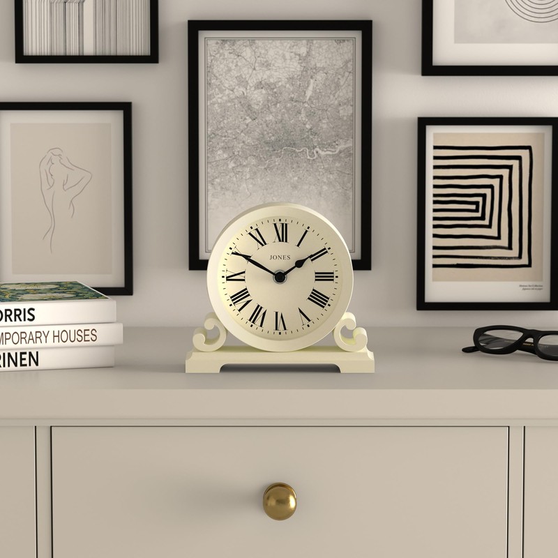Jones Clocks® Saloon Mantel Clock - Traditional- Roman Numeral -