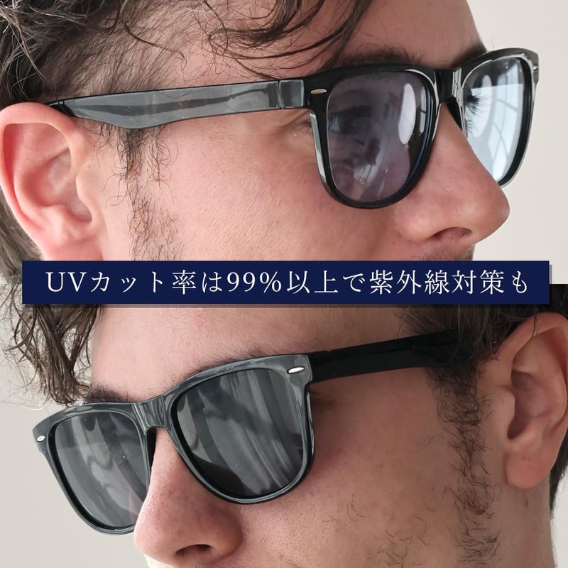 Bliss Leather Wellington Sunglasses, Unisex, Stylish, UV Protection, Ultra Lightweight,