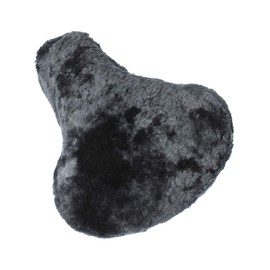 Harrys-Collection Merino Lambskin Bicycle Saddle Cover, darkgray