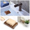 NT-ling 1 Pack Soap Dishes &1PCS Soap Bags, Wooden Soap