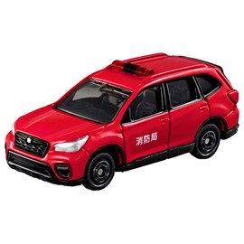 Takara Tomy Tomica No.99 Subaru Forester Fire Command Truck (Blister Package) Mini Car Toy 3 Years Old