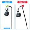 JOYSEUS Shepherd Hooks 2 Pack - 48 Inches High 1/2