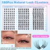 Lash Clusters Wispy Eyelash Clusters Natural C Curl Cluster Lashes