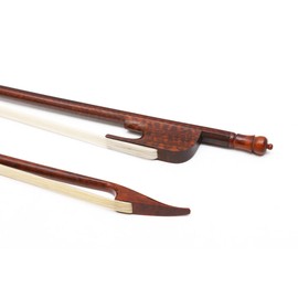 WUQIMUSC 4/4 full size Violin Bow Snakewood Baroque Style bow Well balance Natural Horse Hair