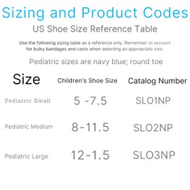 Darco International Slimline Cast Boot -Pediatric Medium (US Child 8 -11.5) – Lightweight Post-Operative Support – Navy – Part # SLO2NP