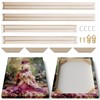 4PCS DIY Wooden Canvas Stretcher Bars Canvas Frame Kit for