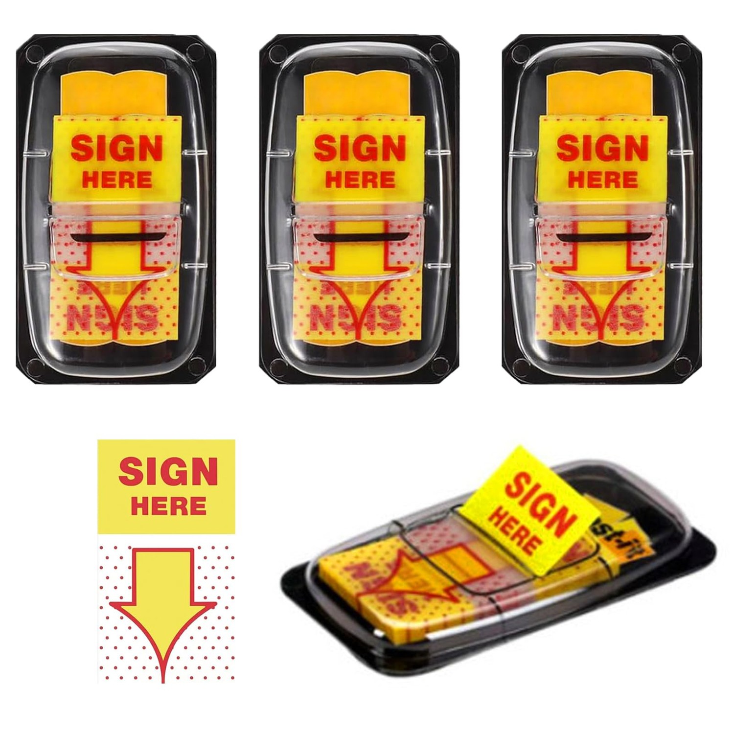 200 Pcs Sign Here Stickers, Post It Tabs, Post It Notes Tabs, Its Flags ...