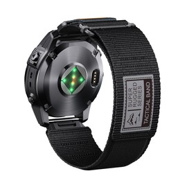 ANBEST Compatible with Garmin Fenix 7X/8 51 mm/7X PRO/6X/6X PRO/5X/3 HR Wristband, Replacement Quickfit 26 mm Nylon for Tactix Delta/Epix Pro 51 mm/Enduro/Descent MK 3 51 mm