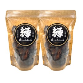 Black Garlic Made in Aomori Prefecture, Additive-free, Fukuchi White 6 Pieces, No Additives, Domestically Produced in Japan, Fringed Black Garlic (7.1 oz (200 g) x 2 Bags)