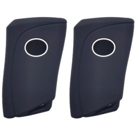 REPROTECTING Silicone Rubber Key Fob Cover Compatible with Lexus (4 Buttons) ES300h ES350 LC500 LC500h LS500h NX350 NX250 NX350h GX460 LS500 RX350 (Black Black)
