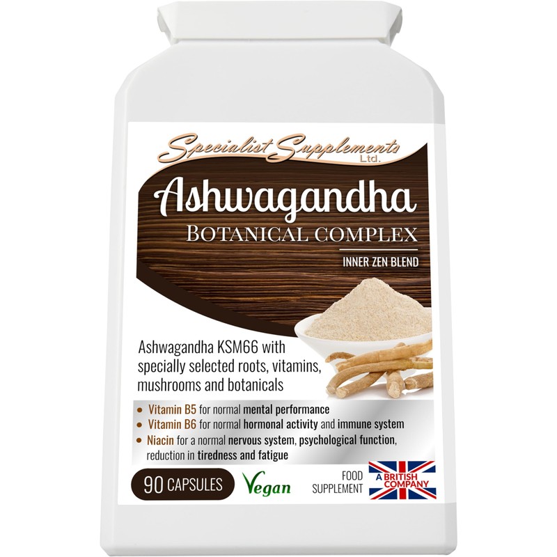 Specialist Supplements Ashwagandha Botanical Complex, 90 Capsules