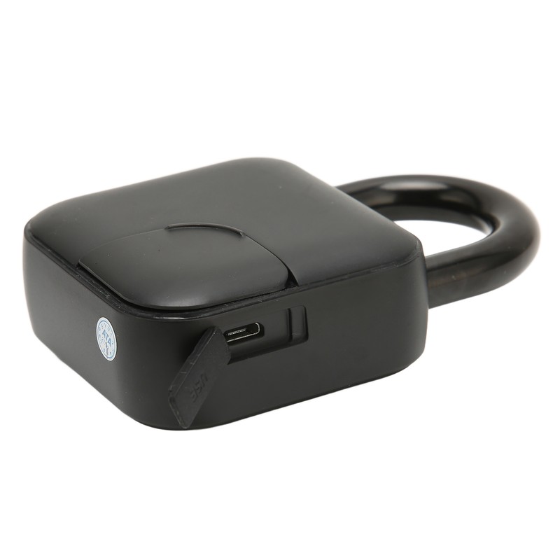 Fingerprint Padlock Waterproof Safety Electronic Lock for Door Suitcase Gym