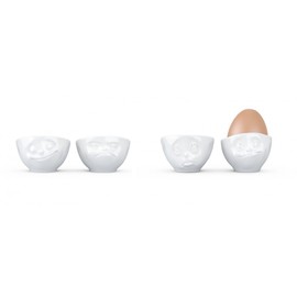 Fiftyeight Egg Cups Set of 4 Och Bitte & lecker, glücklich & hmpff
