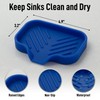Zulay Kitchen Small Silicone Sponge Holder (4.9x3.3”) – Space-Saving Sink