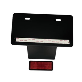 Cf Posh 201542 License Plate Holder for 2 Medium and Large Wheels Type 1 Black