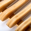 Frcctre Bamboo Dish Drying Rack, 10 Slots Bamboo Cabinet Plate