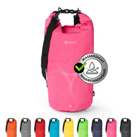 #DoYourOutdoor Dry Bag | Waterproof Backpack | Waterproof Bag & Pack Sack | 2L 5L 10L 20L 30L Dry Bag in 2 Styles and Many Colours | Ideal for Boat, Kayak, Fishing and Camping, Pink, sonar