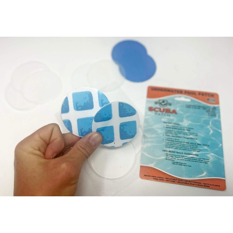Scuba Patch Heavy Duty Underwater Pool Liner Patches | Heavy