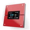 Snblzhef Tuya Smart Central Control Panel with ZigBee Switch, Red