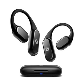 DEMICEA OWS - Auriculares inalámbricos de conducción ósea, auriculares abiertos con ganchos para los oídos, Bluetooth 5.3, hasta 60 horas de reproducc