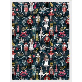 IPISSOI Nutcracker Ballet Diamond Painting Kits Round Full Drill Cross Stitch Art Pictures for Home Wall Decor 12x16inch