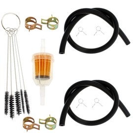 LIYYDS 1/4 Inch Fuel Line Gas Filter for 050311 102003201 101001 1013684 1014522 109585 120-436 1303197 149-2206-01 21410800 21541500 21541500 24688 2505003S 2505008S 2505022S 2505022S1 263-65011-A0