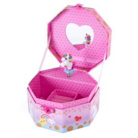 Hot Focus Musical Girls Jewelry Box – Rainbow Unicorn Music Jewel Storage Box – Plays Beethoven’s Für Elise