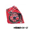 Ostrich (Ostrich) Wheel Lines Bag Large – 100/Ultra Lightweight Red