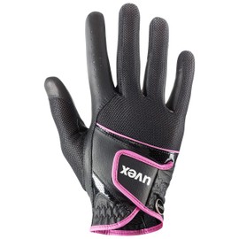 uvex Sumair Flexible Riding Gloves for Men and Women Durable Optimal Ventilation Black/Pink 7.5