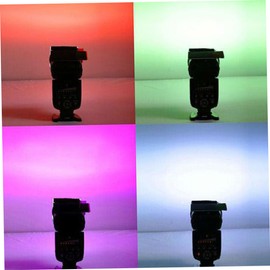 NOLITOY 2 Set Color Temperature Gel Filter Kit for Speedlight Flash Photography Lightweight Durable Color Correction Filters for Professional Use and Effects