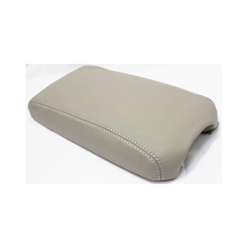 Kar Designers Gray Center Console Armrest Cover Leather For 02-10