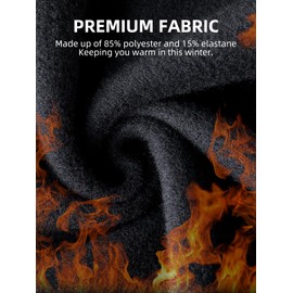 ROCKBROS Balaclava Ski Mask for Men Women Cold Weather Winter Skiing Snowboarding Thermal Winter Neck Warmer Hood for Cycling Hiking Black